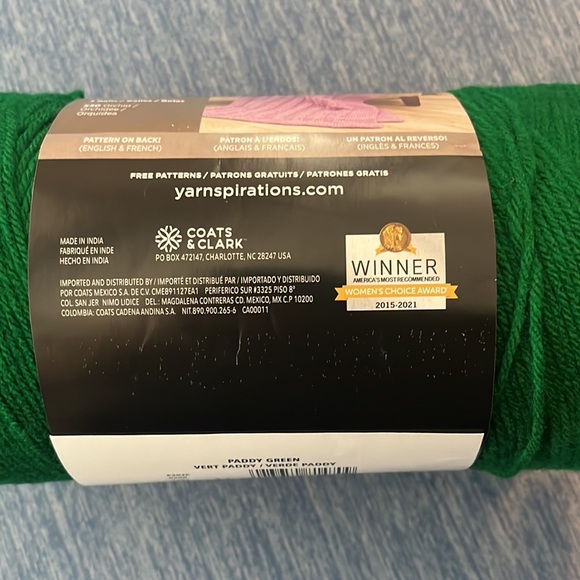 🔥 4 / $20 Sale 🔥 Paddy Green 744 yds 14 oz “Red Heart yarn - Picture 6 of 6